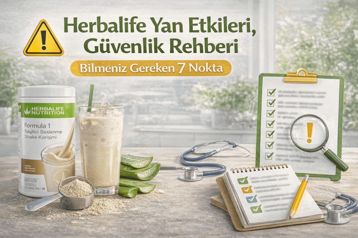 Herbalife Yan Etkileri, Güvenlik Rehberi Bilmeniz Gereken 7 Nokta