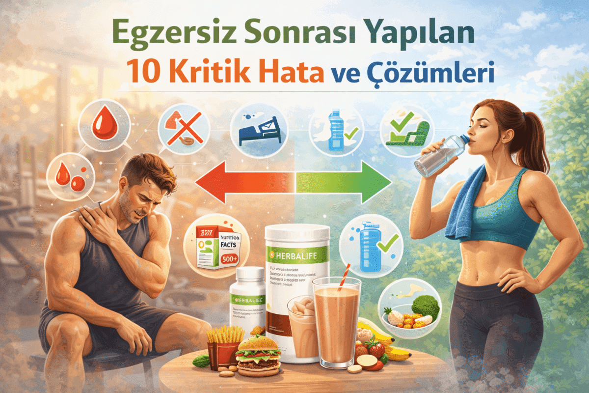 Egzersiz Sonrası Yapılan 10 Kritik Hata ve Çözümleri