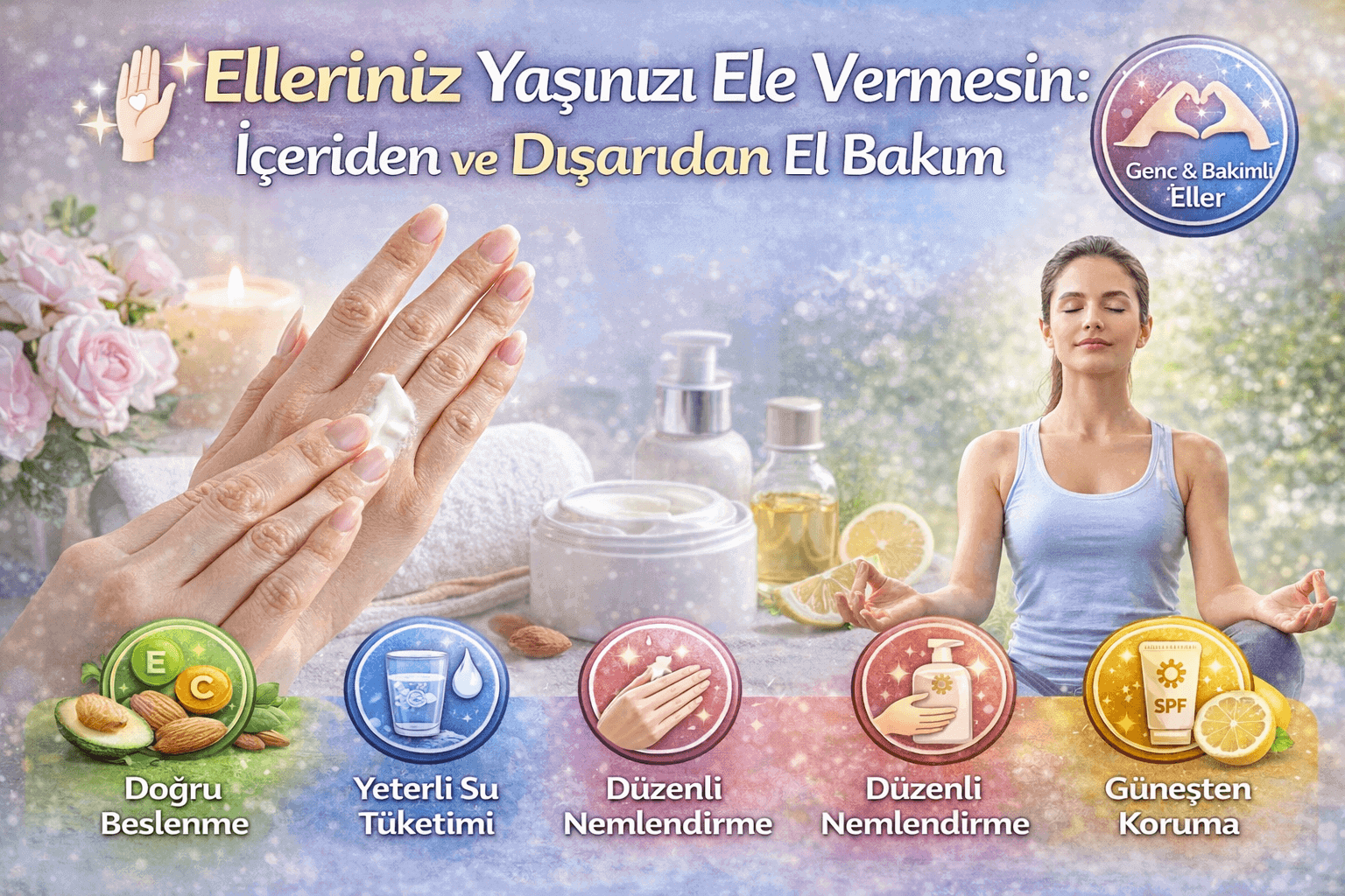Elleriniz Yaşınızı Ele Vermesin İçeriden ve Dışarıdan El Rehberi