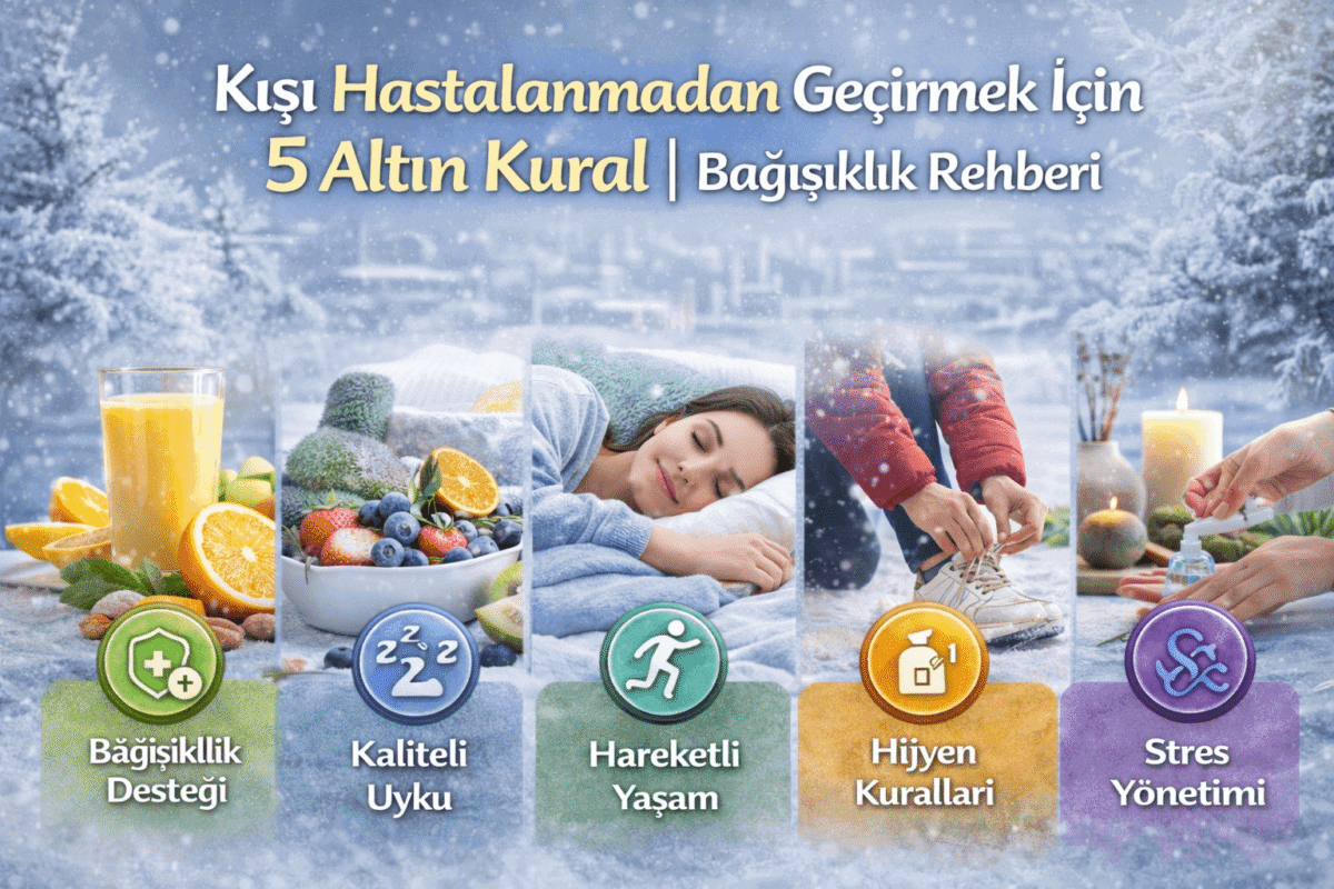 Kışı Hastalanmadan Geçirmek İsteyenler İçin 5 Altın Kural