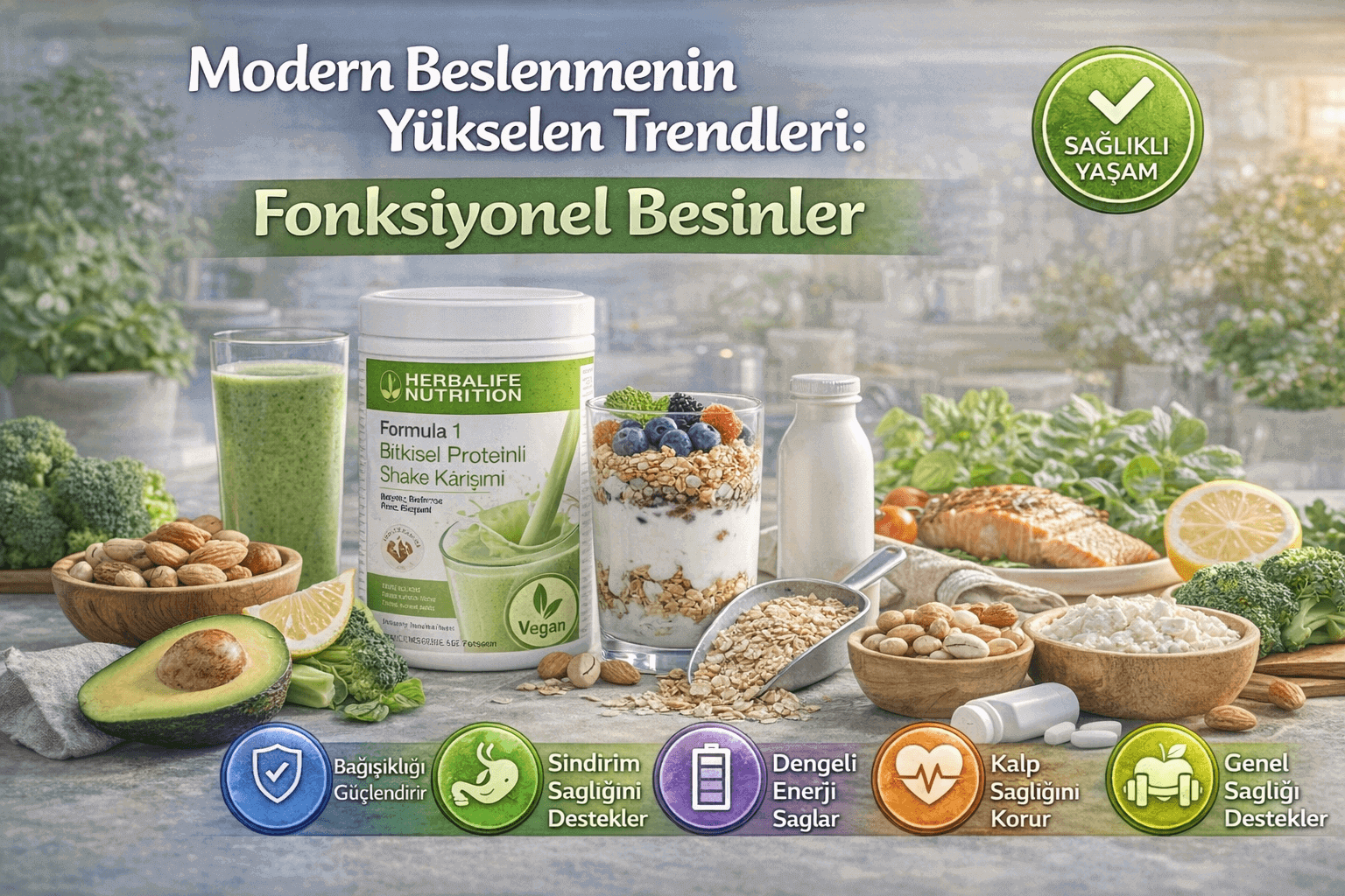 Modern Beslenmenin Yükselen Trendleri Fonksiyonel Besinler