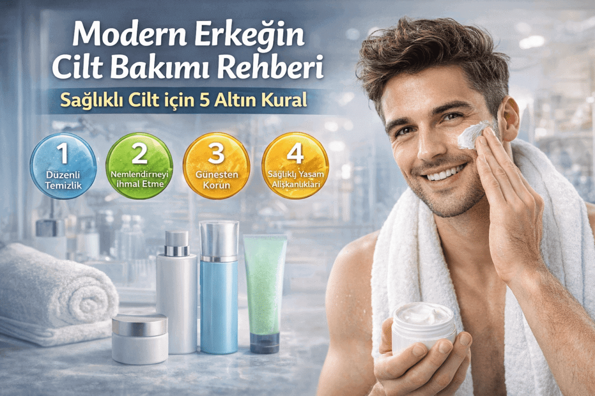 Modern Erkeğin Cilt Bakımı Rehberi Sağlıklı Cilt için 5 Altın Kural