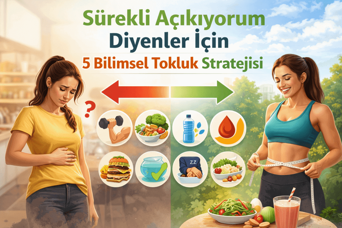 Sürekli Acıkıyorum Diyenler İçin 5 Bilimsel Tokluk Stratejisi