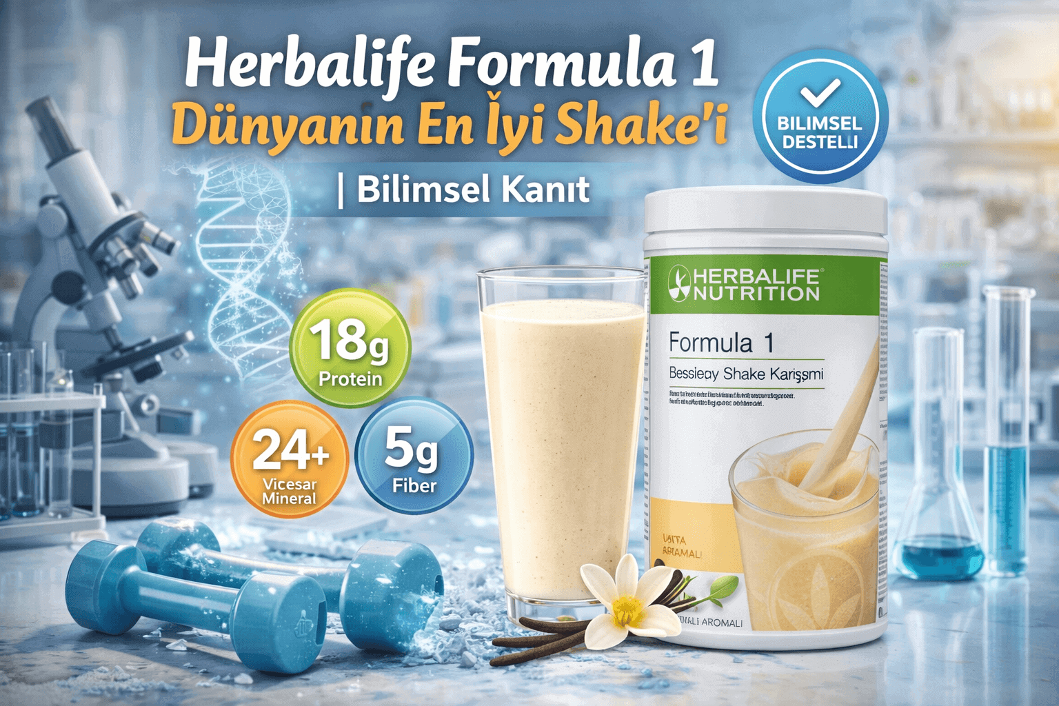 Herbalife Formula 1: Dünyanın En İyi Shake'i | Bilimsel Kanıt