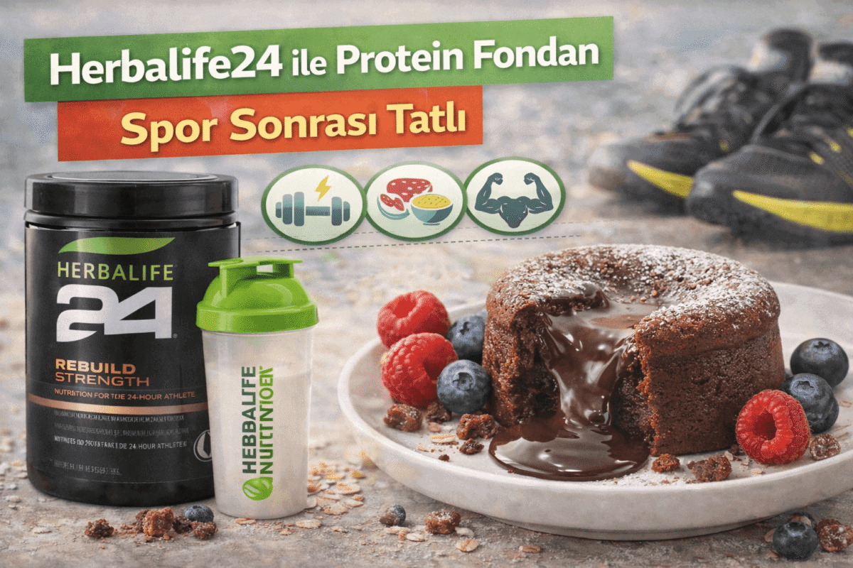Herbalife24 ile Protein Fondan Spor Sonrası Tatlı