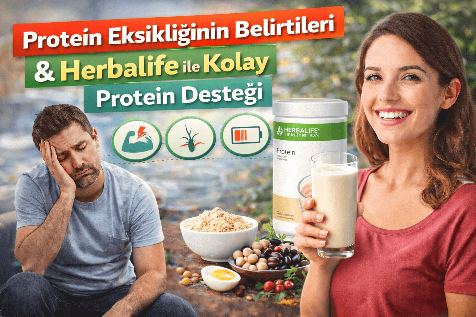 Protein Eksikliğinin Belirtileri ve Herbalife ile Kolay Protein Desteği