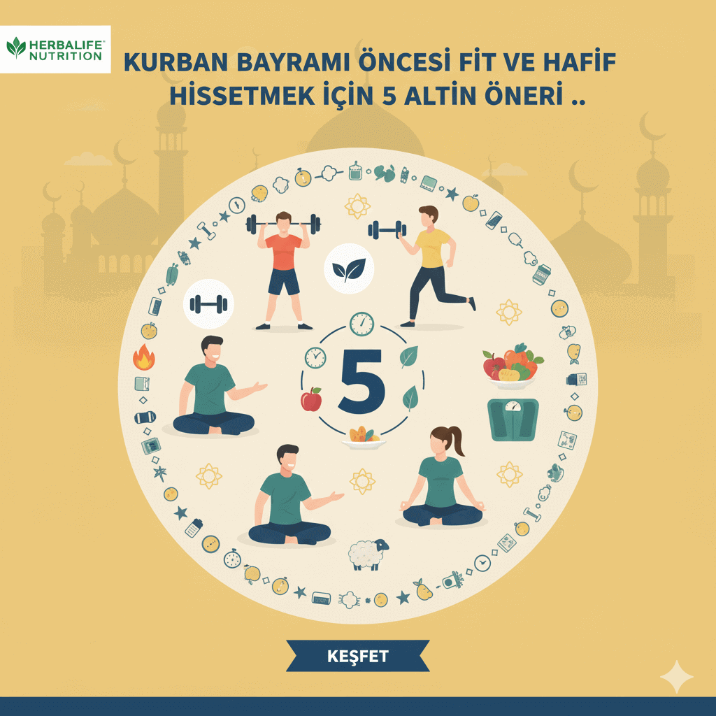 Kurban Bayramı Öncesi Fit ve Hafif Hissetmek İçin 5 Altın Öneri