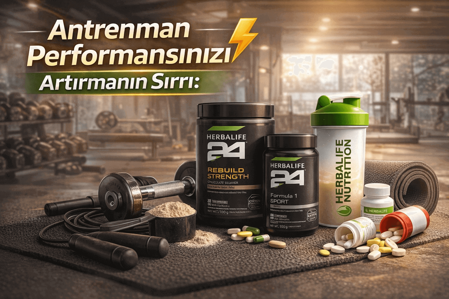 Antrenman Performansınızı Artırmanın Sırrı Herbalife ile Rehber