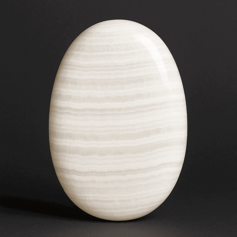 Beyaz Bantlı Oniks (White Banded Onyx): Doğal Çizgileriyle Taş