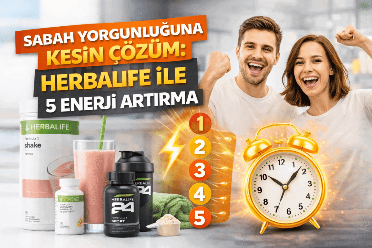 Sabah Yorgunluğuna Kesin Çözüm Herbalife ile 5 Enerji Artırma