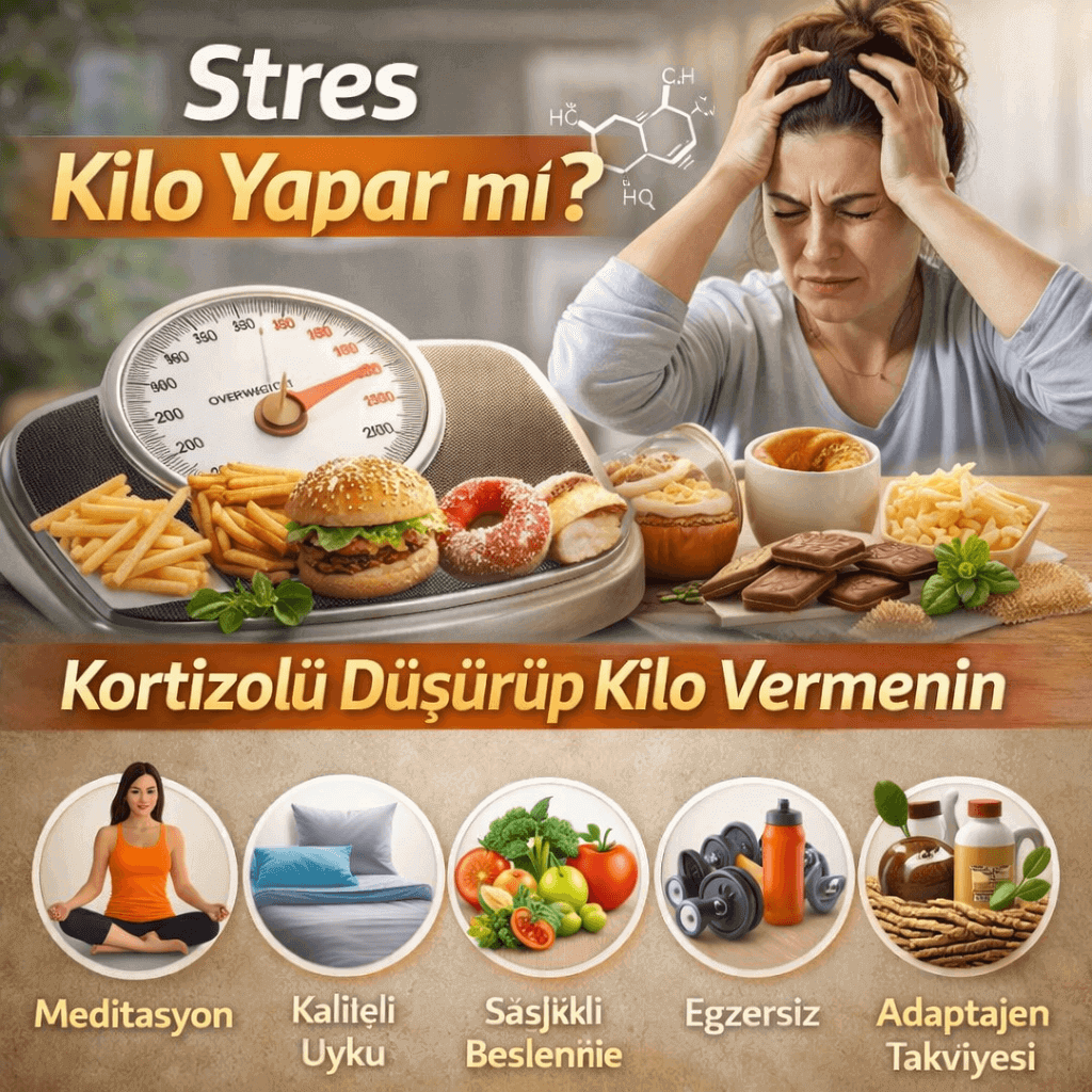 Stres Kilo Yapar mı Kortizolü Düşürüp Kilo Vermenin 5 Yolu