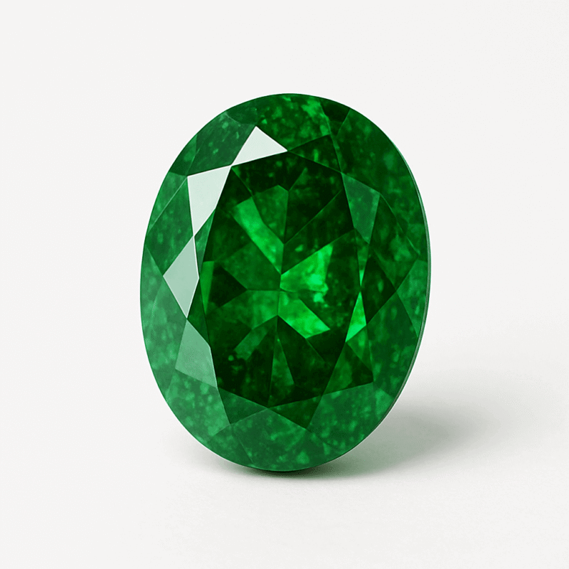 Uvarovite Lal Taşı (Garnet): Zümrüt Yeşili deva ve uyum Taşı