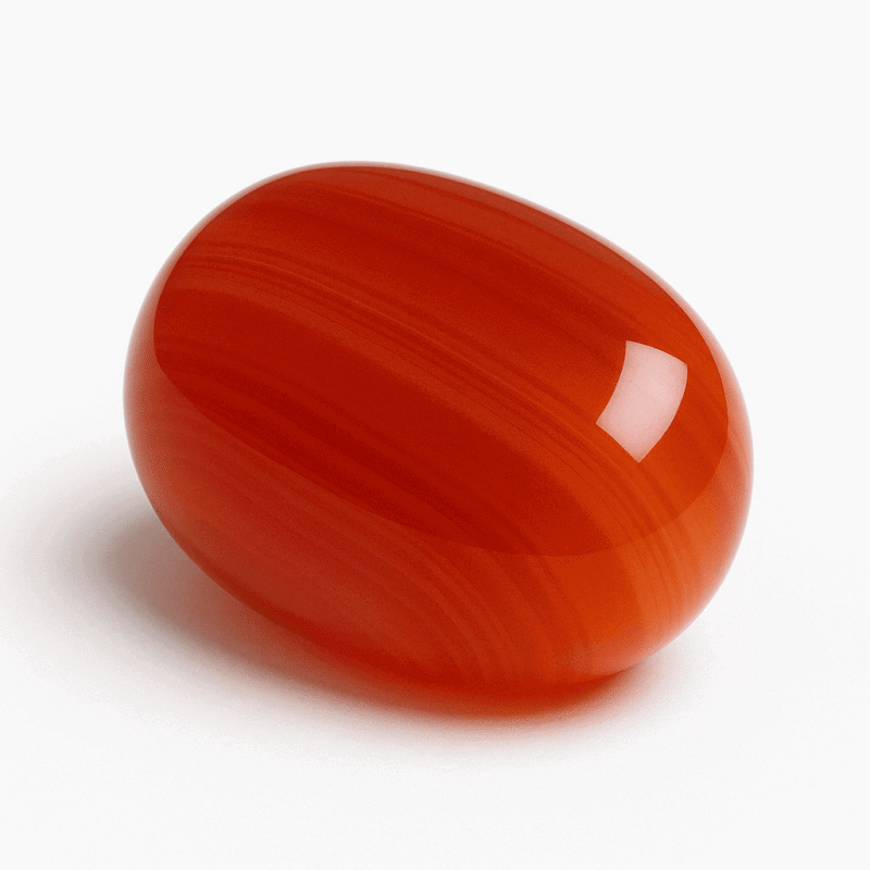 Kırmızı Akik (Carnelian Agate): Tutku ve Cesaretin Güçlü Taşı