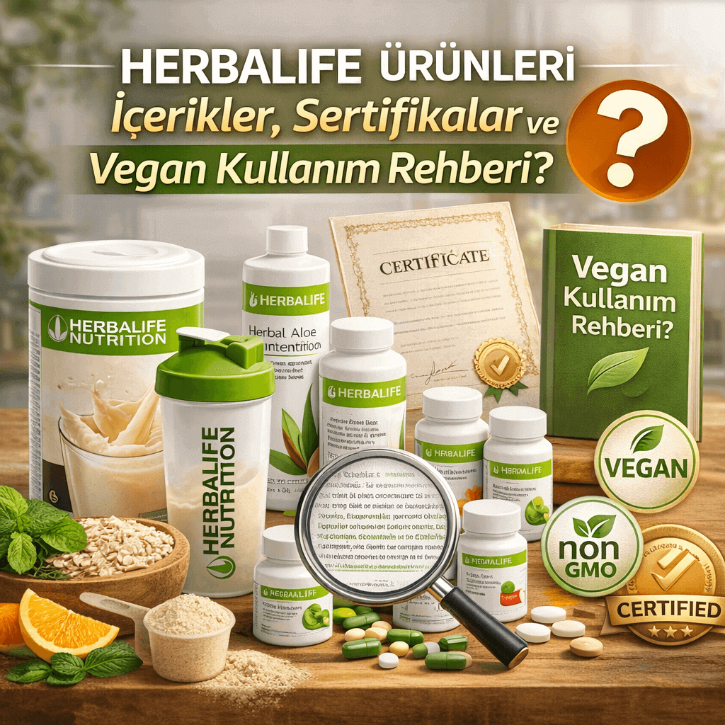 Herbalife Ürünleri İçerikler, Sertifikalar ve Vegan Kullanım Rehberi