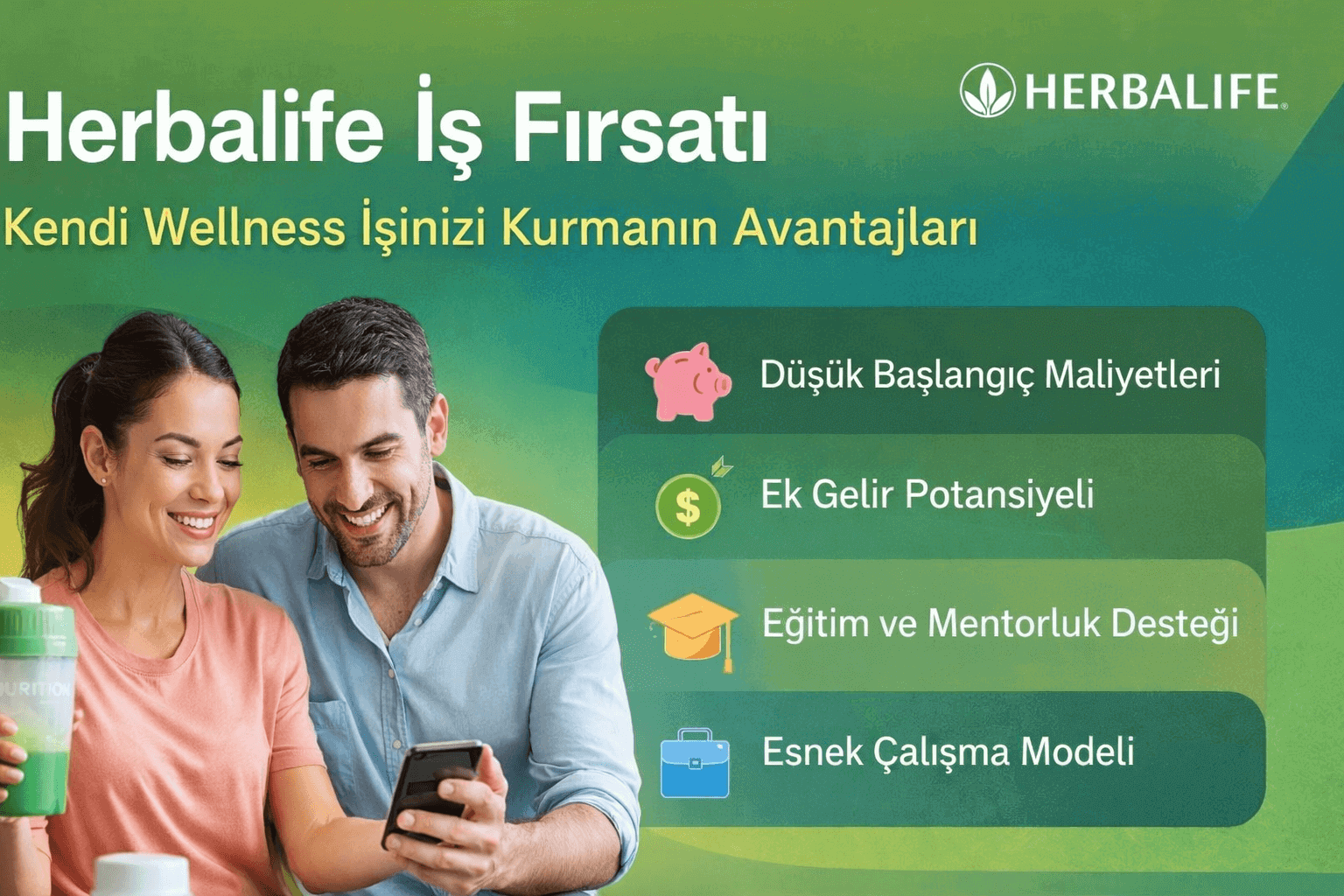 Herbalife İş Fırsatları | Kendi Wellness İşinizi Kurmanın Güçlü Yolu