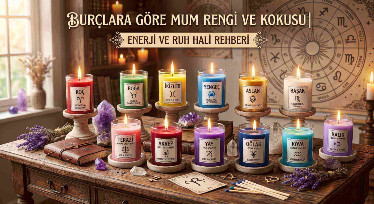 Burçlara Göre Mum Rengi ve Kokusu Enerji ve Ruh Hali Rehberi