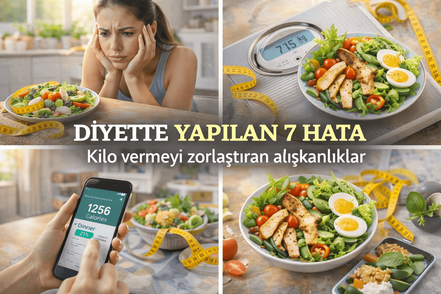 Diyet Yaparken En Sık Yapılan 7 Hata