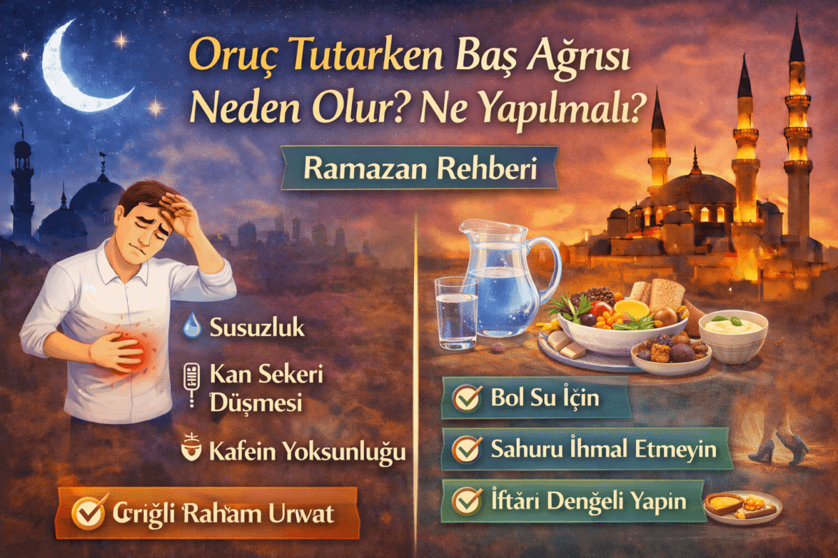 Oruç Tutarken Baş Ağrısı Neden Olur? Ne Yapılmalı?