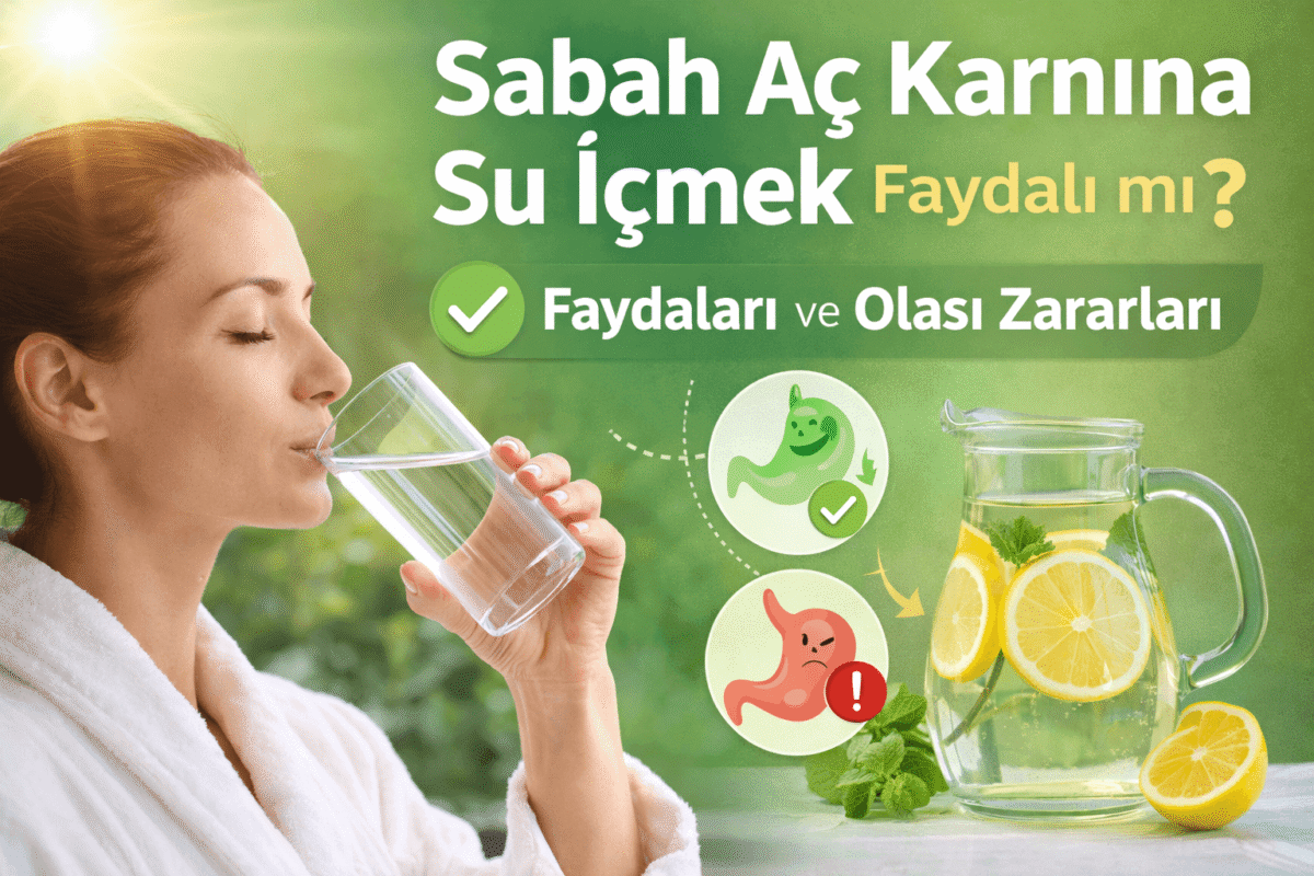 Sabah Aç Karnına Su İçmek Faydalı mı? Faydaları ve Zararları