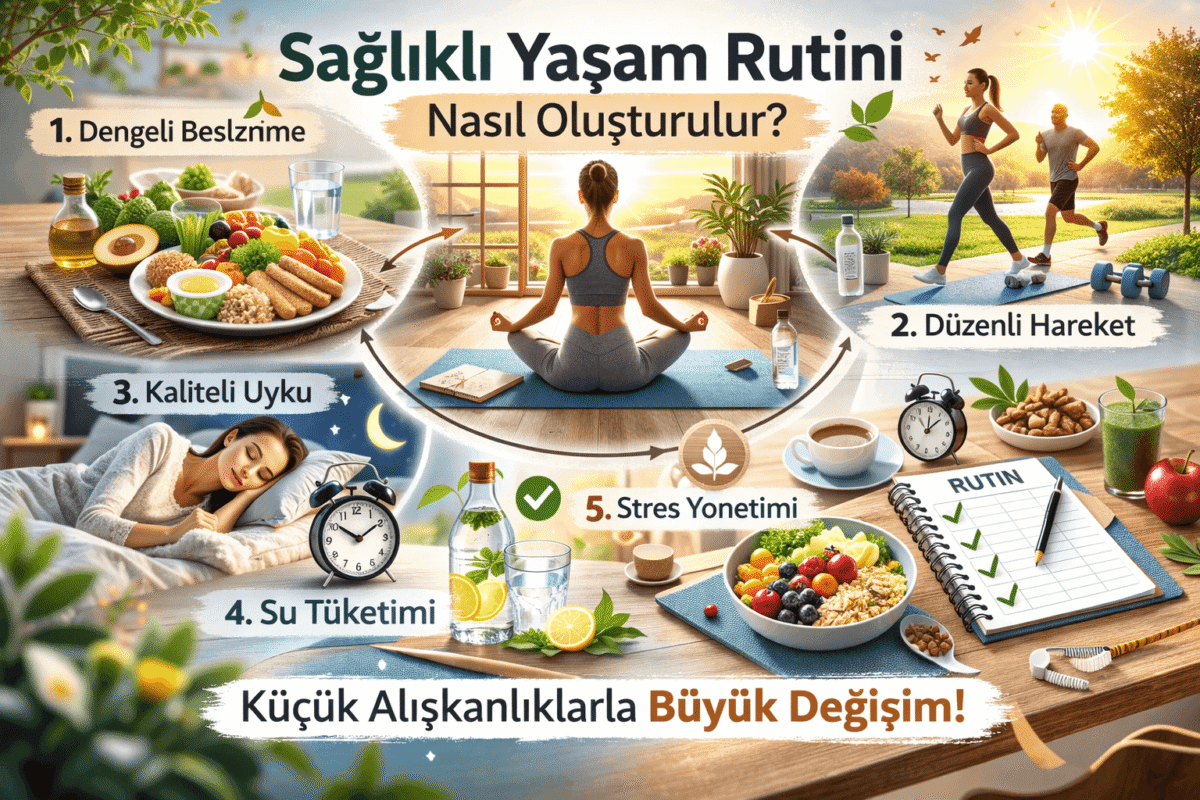 Sağlıklı Yaşam Rutini: Küçük Alışkanlıklarla Büyük Değişim