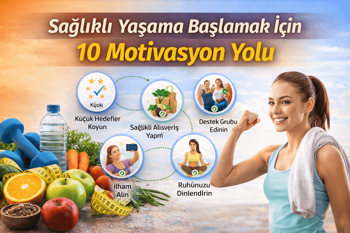 Sağlıklı Yaşama Başlamak İçin 10 Motivasyon Yolu