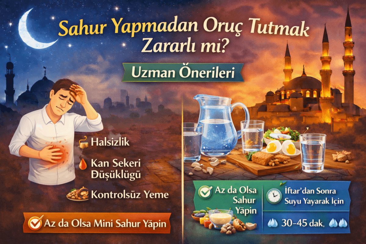 Sahur Yapmadan Oruç Tutmak Zararlı mı? | Uzman Önerileri