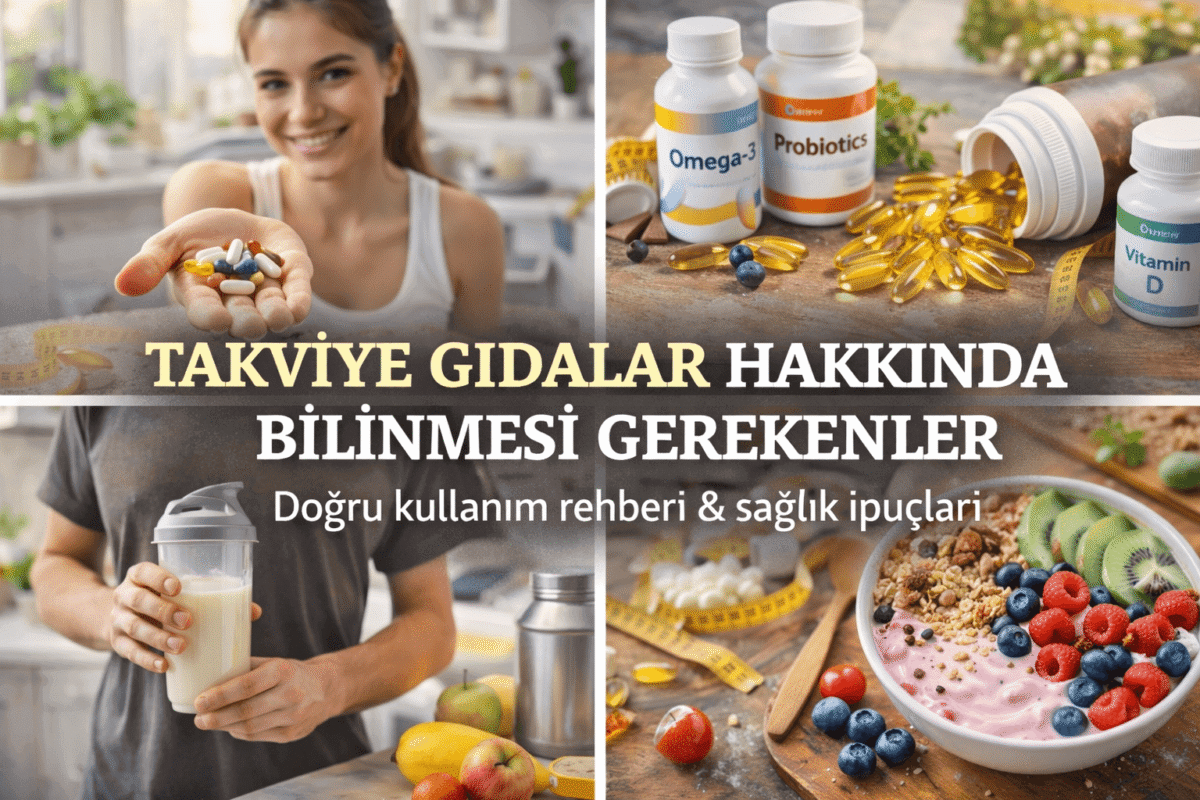 Takviye Gıdalar Hakkında Bilinmesi Gerekenler