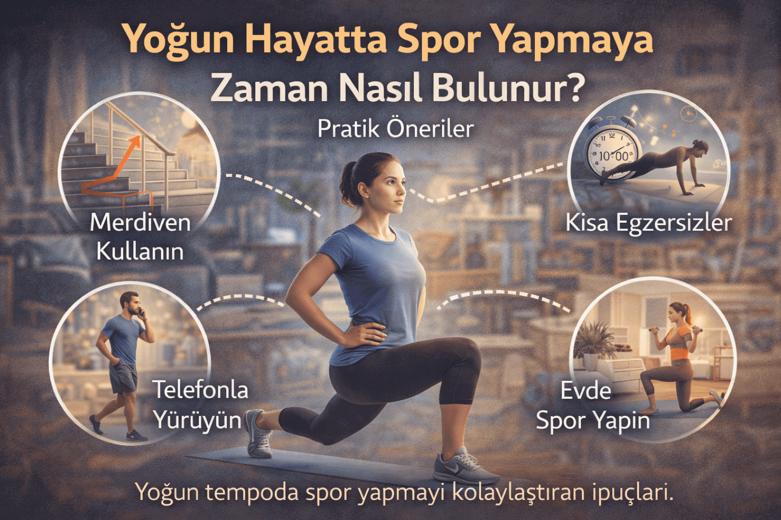 Yoğun Programda Spor Yapmanın Kolay Yolları: Pratik Öneriler