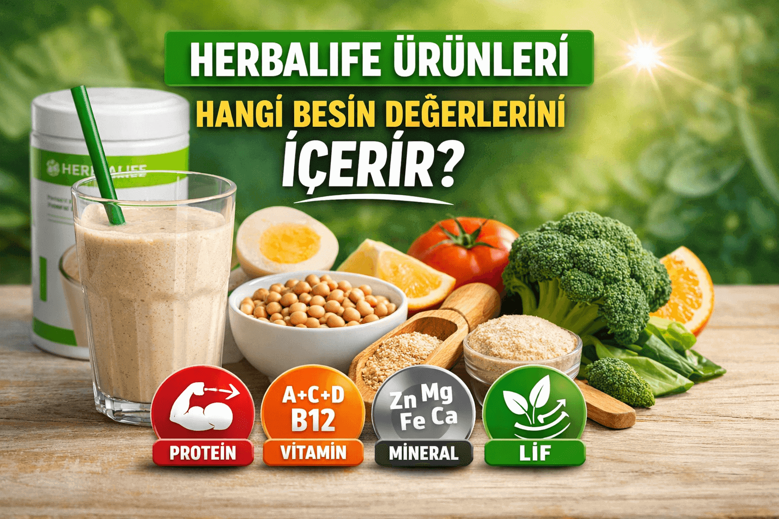 Herbalife Ürünlerinin Besin Değerleri | Güncel Rehber