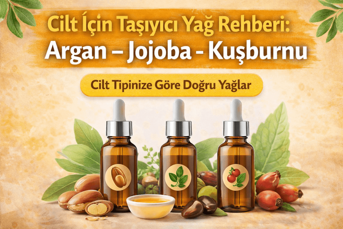 Cilt İçin Taşıyıcı Yağ Rehberi: Argan, Jojoba ve Kuşburnu Yağı