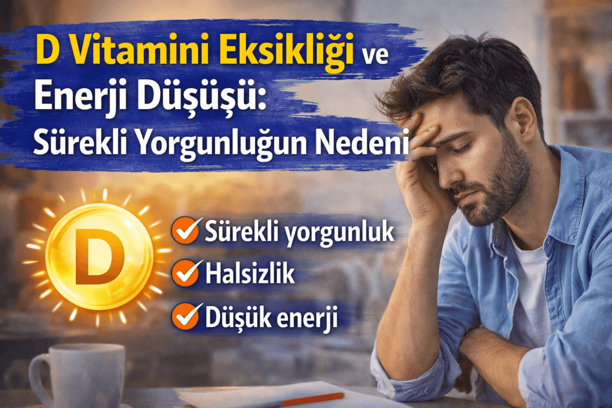 D Vitamini Eksikliği ve Enerji Düşüşü: Sürekli Yorgunluğun Nedeni