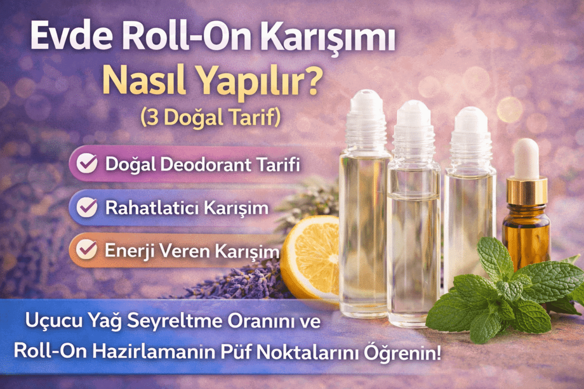 Evde Roll-On Karışımı Nasıl Yapılır? (3 Doğal ve Güvenli Tarif)