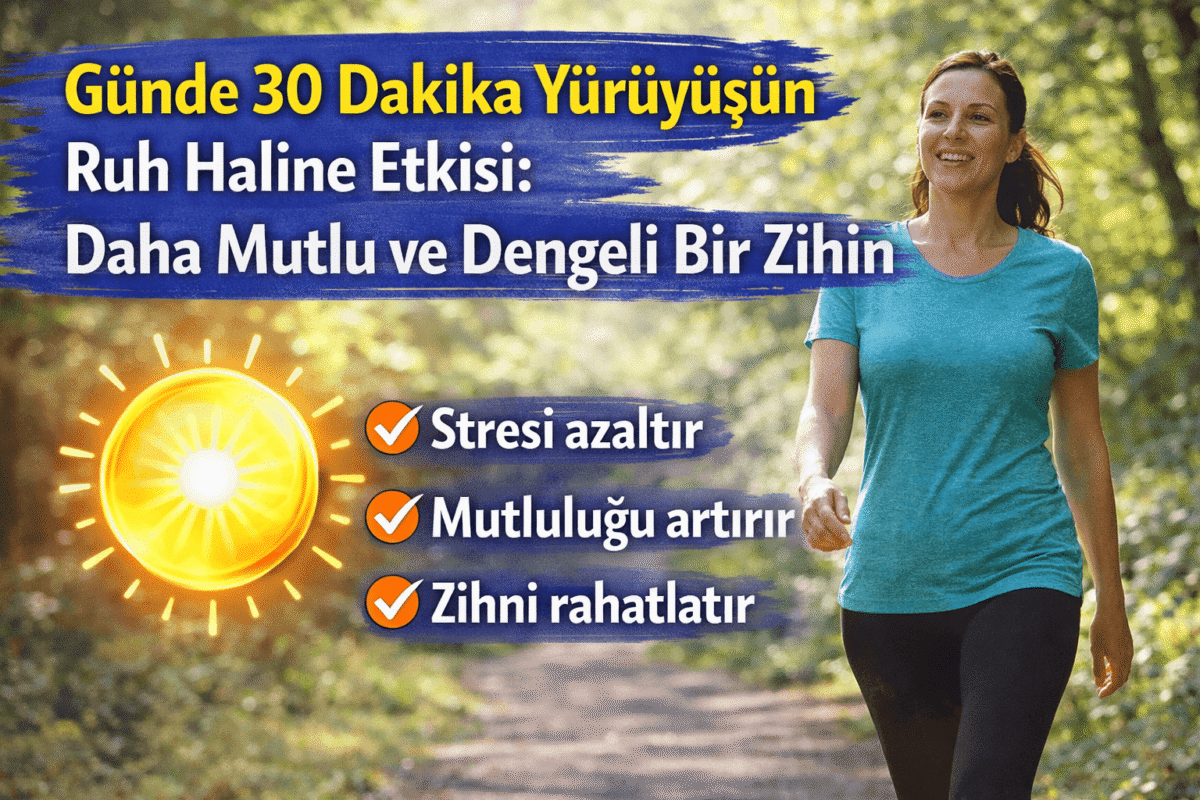 Günde 30 Dakika Yürüyüşün Ruh Haline Etkisi: Bilimsel Faydalar