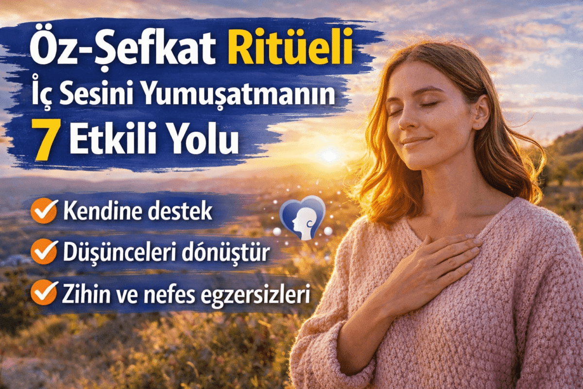 Öz-Şefkat Ritüeli: İç Sesini Yumuşatmanın 7 tesirli Yolu