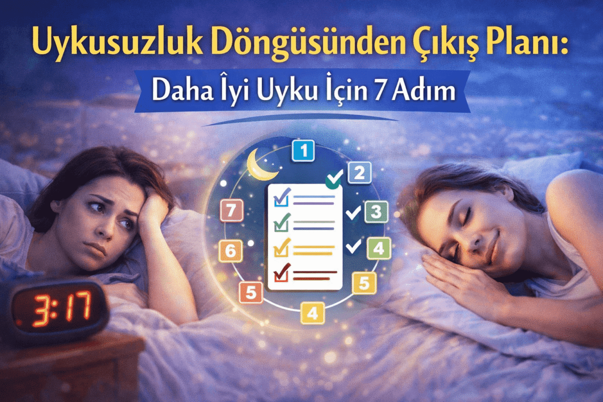 Uykusuzluk Döngüsünden Çıkış Planı: Daha İyi Uyku İçin 7 Adım