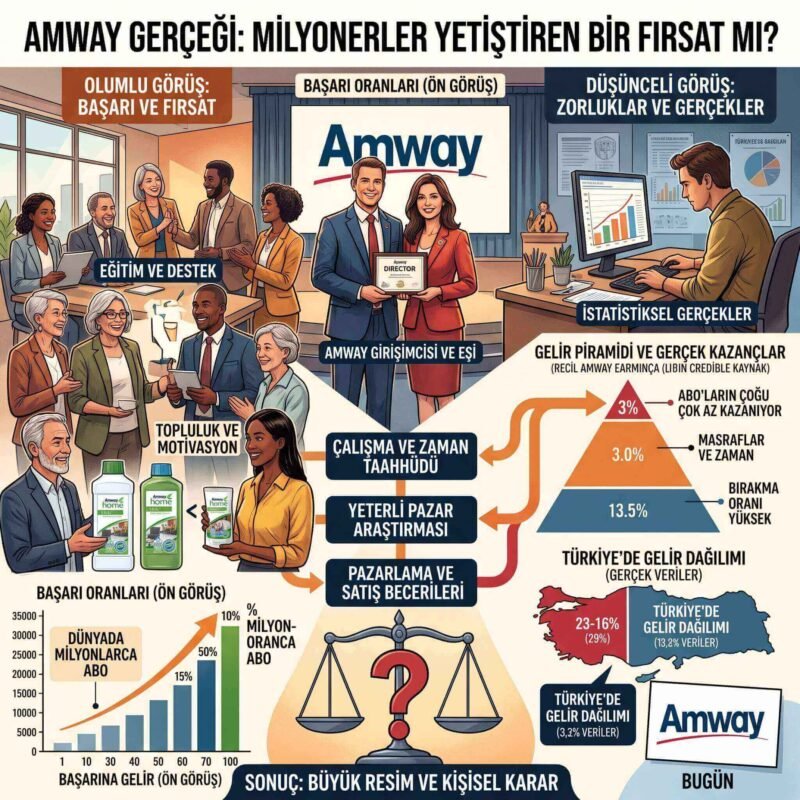 Amway Gerçeği Milyonerler Yetiştiren Bir Fırsat mı