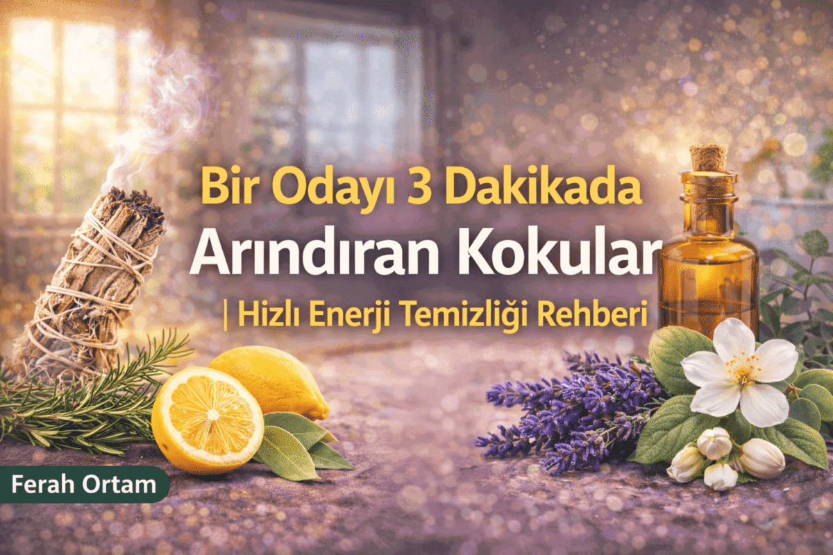 Bir Odayı 3 Dakikada Arındıran Kokular | süratli Enerji Temizliği