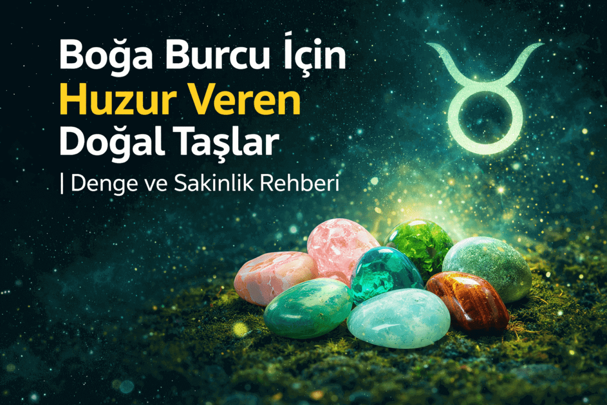 Boğa Burcu İçin Huzur Veren Doğal Taşlar | uyum ve Sakinlik