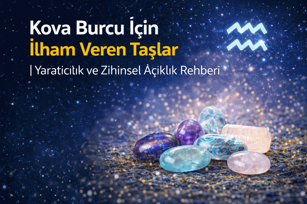 Kova Burcu İçin İlham Veren Taşlar | Yaratıcılık ve Zihinsel Açıklık