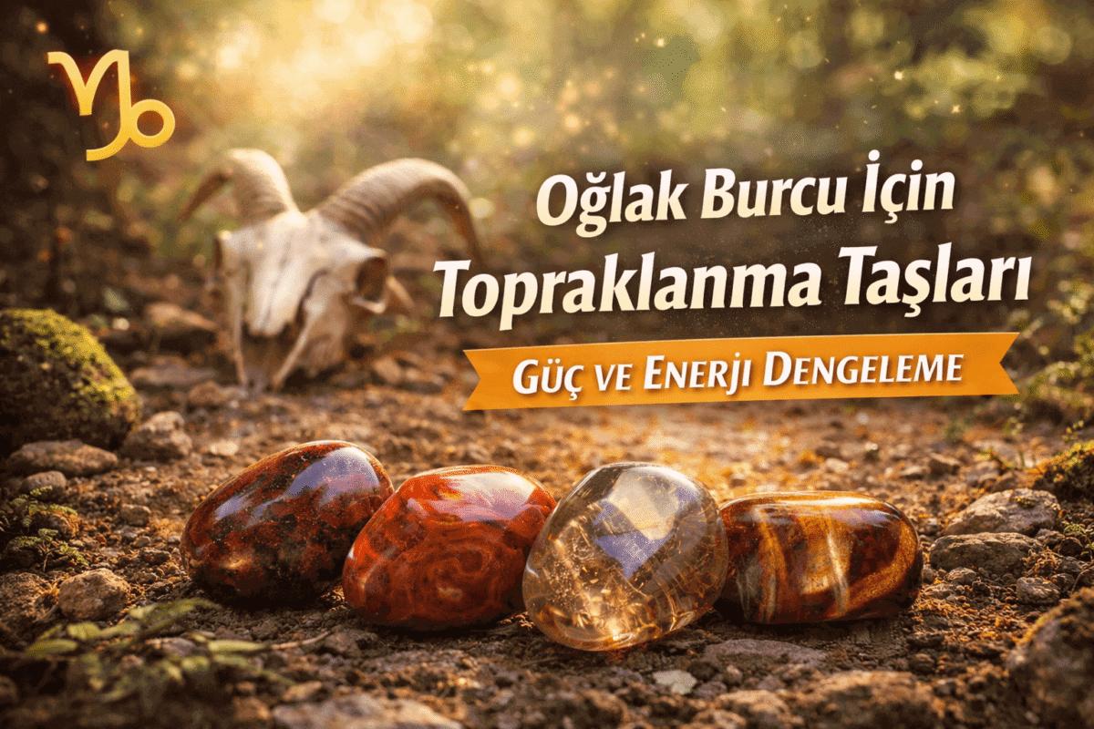 Oğlak Burcu İçin Topraklanma Taşları | Güç ve Enerji Dengeleme