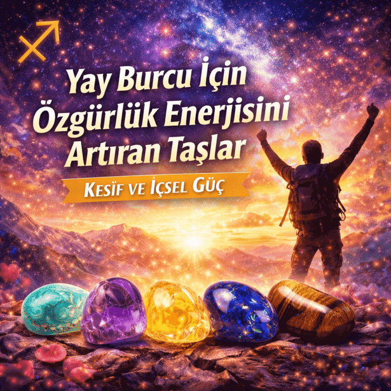 Yay Burcu İçin Özgürlük Enerjisini Artıran Taşlar | Keşif ve İçsel Güç
