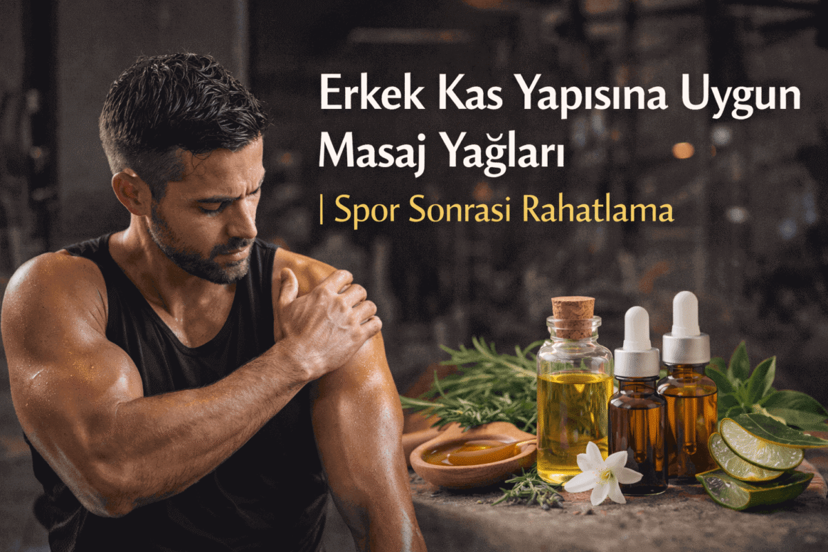 Erkek Kas Yapısına münasip Masaj Yağları | Spor Sonrası Rahatlama