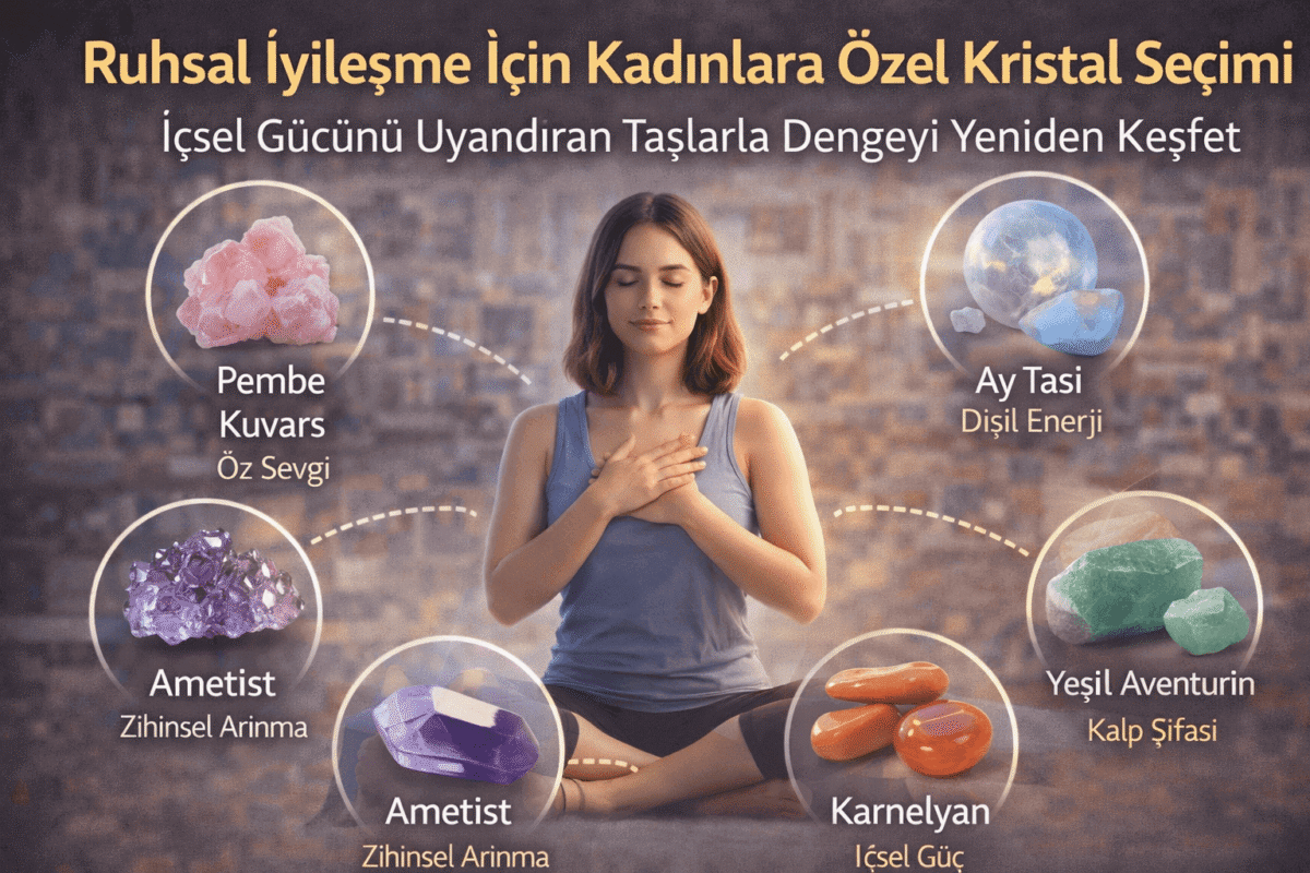 Ruhsal İyileşme İçin Kadınlara Özel Kristal Seçimi