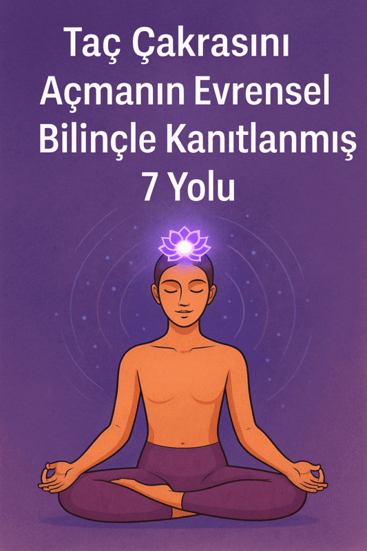 Taç Çakrasını Açmanın Evrensel Bilinçle Kanıtlanmış 7 Yolu
